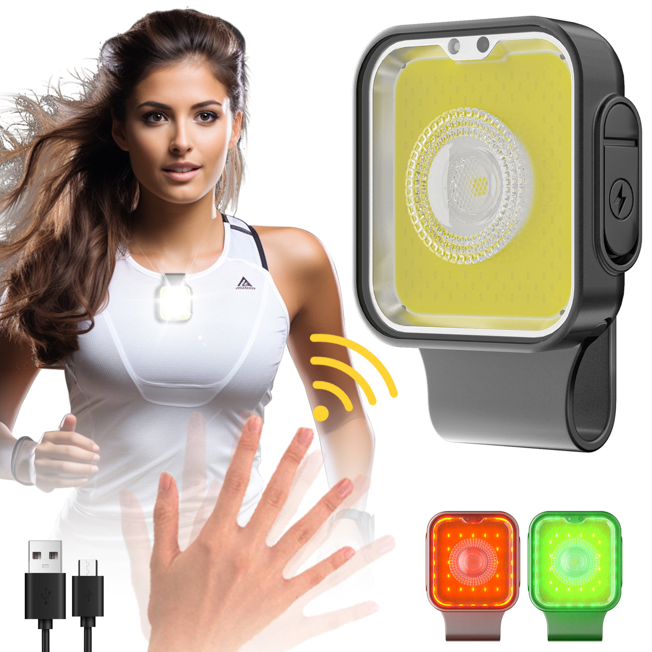 Magnetic Clip on Running Light