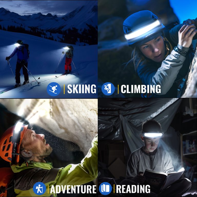 Outdoor-230-Wide-Beam-USB-Rechargeable-Headlamp